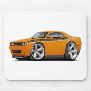 2009-11 Challenger RT Orange-Black Car Mouse Pad