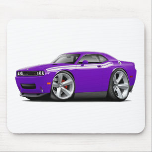 2009-11 Challenger RT Purple-White Car Mouse Pad