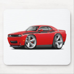 2009-11 Challenger RT Red-Black Car Mouse Pad
