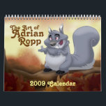 2009 Art of Adrian Ropp Calendar<br><div class="desc">I've collected some of my favourite pieces from the past for the calendar.  You'll notice a lot of penguins,  a subject near and dear to my heart.  I have a great love for animated films,  and count that as a big influence for this calendar.  Hope you enjoy!</div>