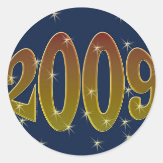 2009 Bloat Centred Classic Round Sticker