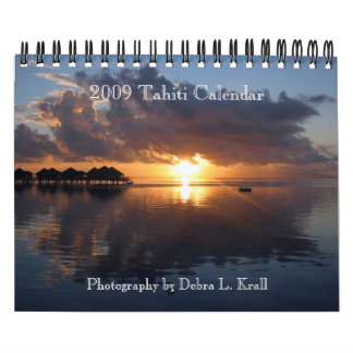 2009 calendrier du Tahiti - petit 7x11