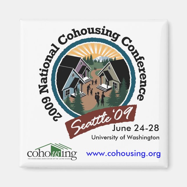 2009 Conference Magnet - Square (Front)