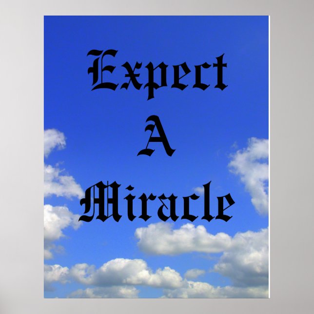 2009-Expect AMiracle Poster (Front)