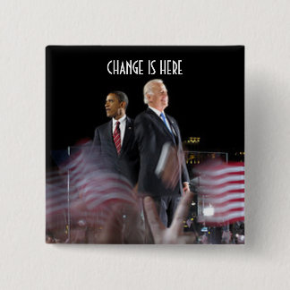 2009 INAUGURATION PRESIDENTIAL CEREMONY GIFT 2 INCH SQUARE BUTTON