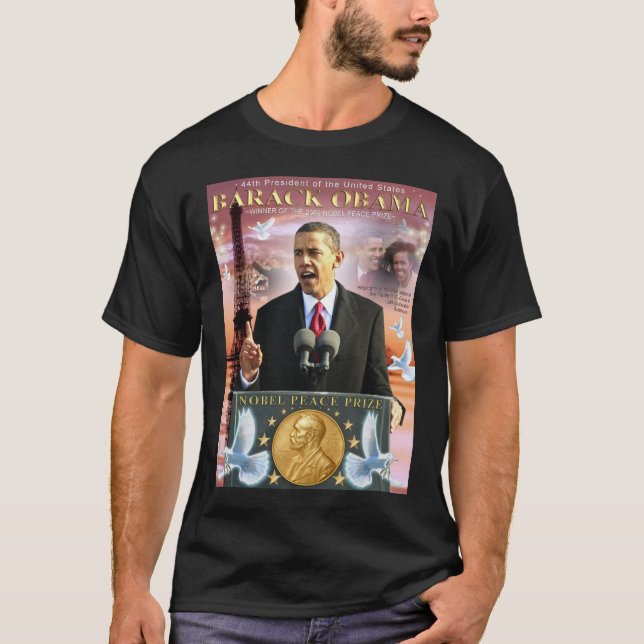 2009 Nobel Peace Prize Laureate - Men's T-Shirt (Front)