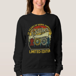 2009 October Vintage 13 Years Old Being Awesome Bi Sweatshirt