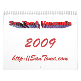 2009 San Tome' Calendar