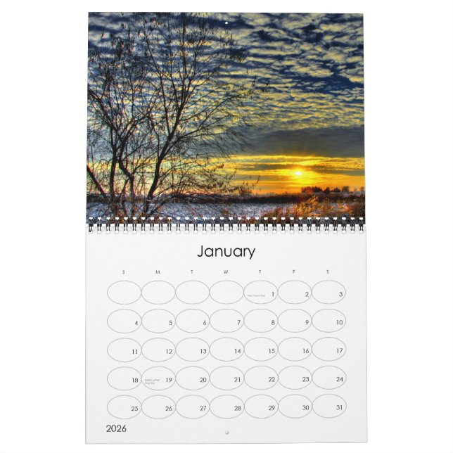2009 sunset calendar (Jan 2026)