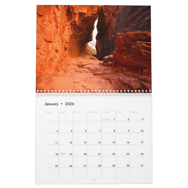 2009 zion national park calendar (Jan 2026)