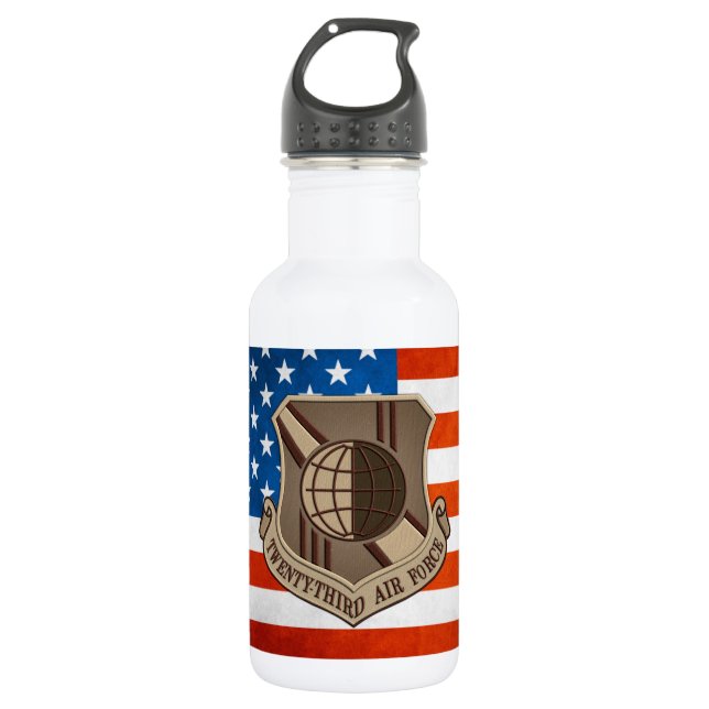 [200] 23 AF Patch [Desert Tan] 532 Ml Water Bottle (Front)