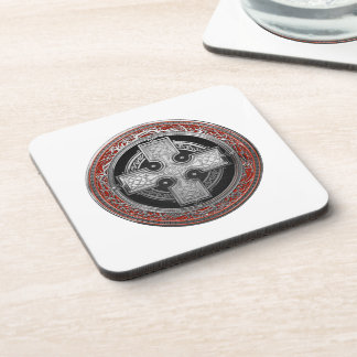 [200] Ancient Celtic Sacred Silver Knot Cross Coaster