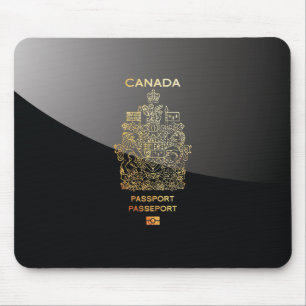 [200] Canadian Passport Cover Mouse Pad