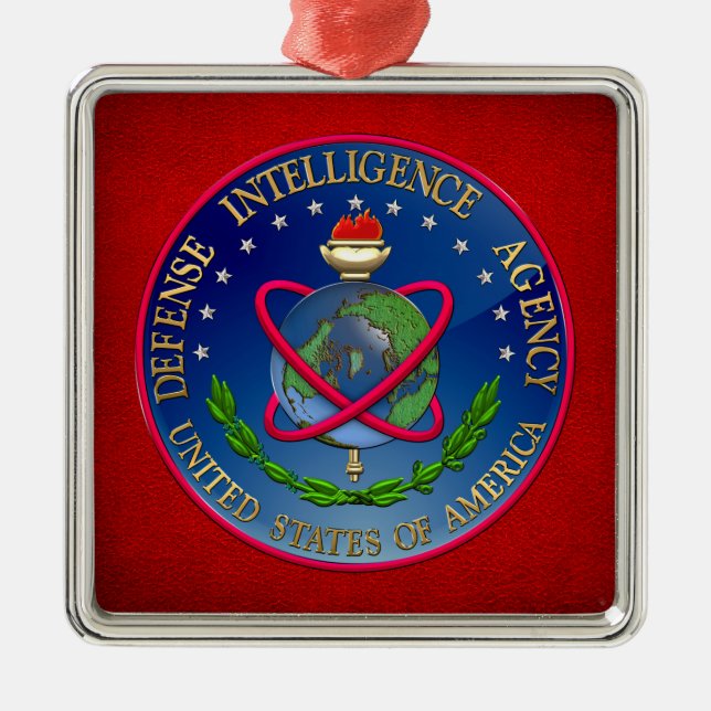 [200] Defence Intelligence Agency (DIA) Seal Metal Ornament (Front)
