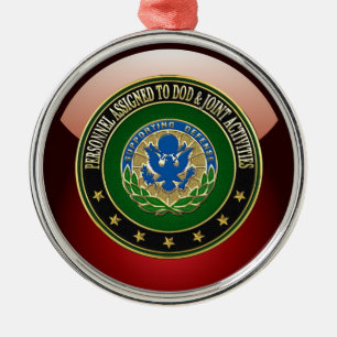 [200] DOD & Joint Activities DUI Special Edition Metal Ornament