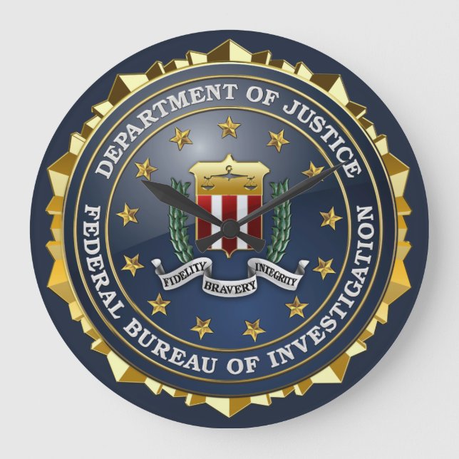 [200] FBI Special Edition Large Clock (Front)