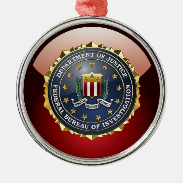[200] FBI Special Edition Metal Ornament (Front)