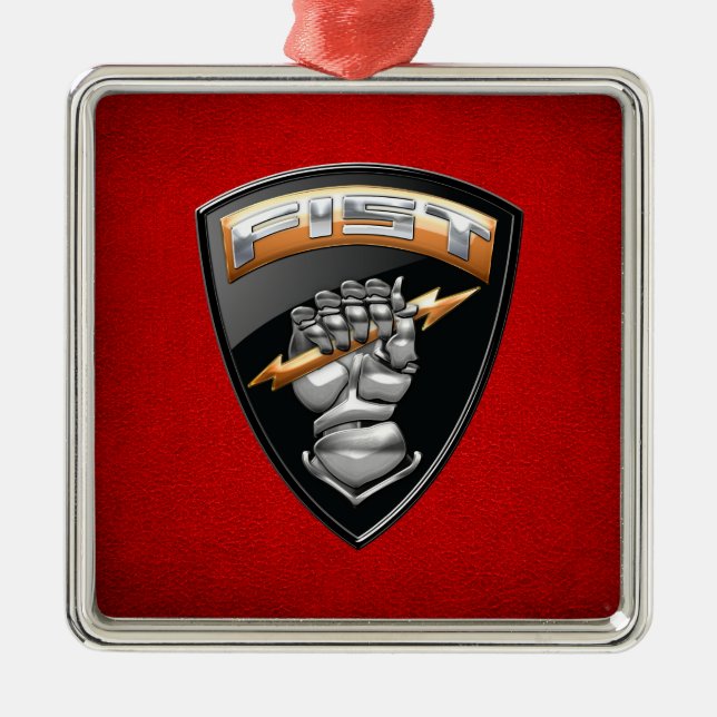 [200] Forward Observer (FIST) [Emblem] Metal Ornament (Front)