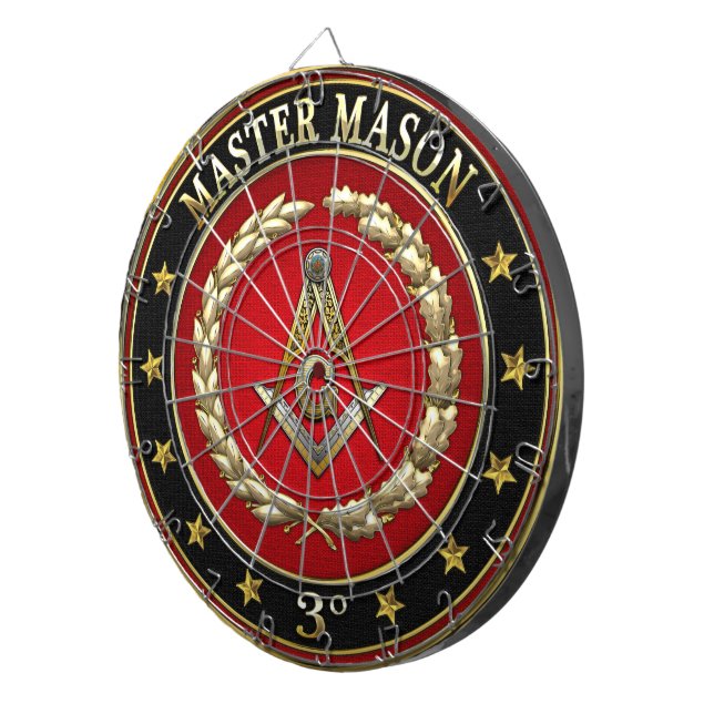 [200] Master Mason, 3rd Degree [Special Edition] Dartboard (Front Right)