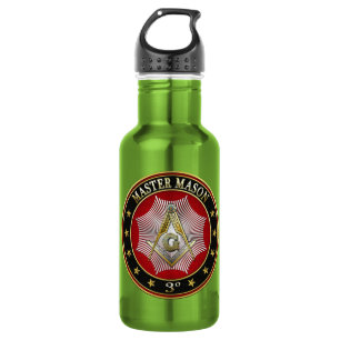 [200] Master Mason - 3rd Degree Square & Compasses 532 Ml Water Bottle