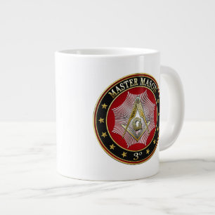 [200] Master Mason - 3rd Degree Square & Compasses Large Coffee Mug