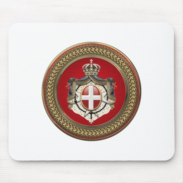 [200] Order of Malta - SMOM Coat of Arms Mouse Pad (Front)