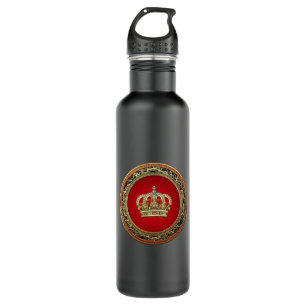 [200] Prince-Princess King-Queen Crown [Belg.Gold] 710 Ml Water Bottle