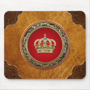 [200] Prince-Princess King-Queen Crown [Belg.Gold] Mouse Pad