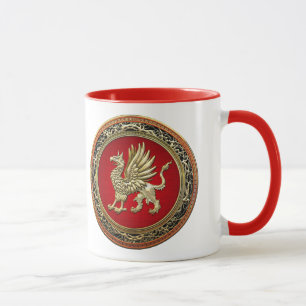[200] Sacred Gold Griffin Mug