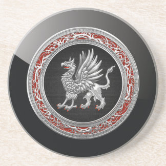 [200] Sacred Silver Griffin Coaster