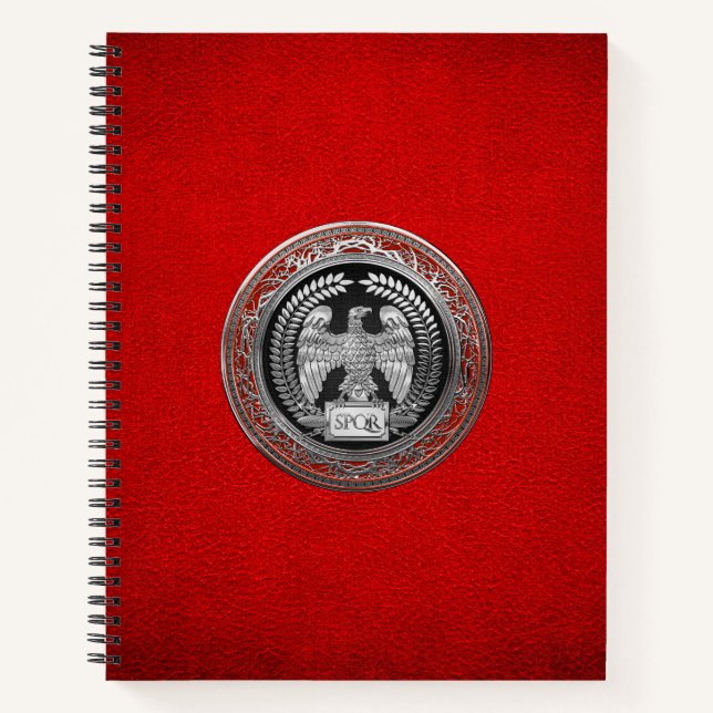 [200] Silver Roman Imperial Eagle Notebook (Front)
