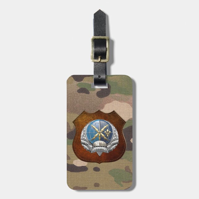 [200] SOWT Emblem Luggage Tag (Front Vertical)
