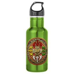 [200] Tibetan Double Dorje Mandala 532 Ml Water Bottle