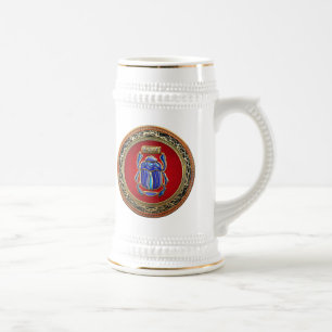 [200] Treasure Trove: Ancient Egyptian Scarab Beer Stein
