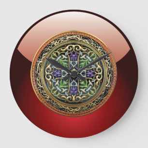 [200] Treasure Trove: Celtic Cross Large Clock