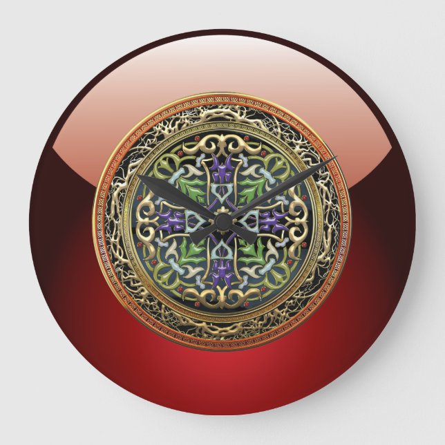 [200] Treasure Trove: Celtic Cross Large Clock (Front)