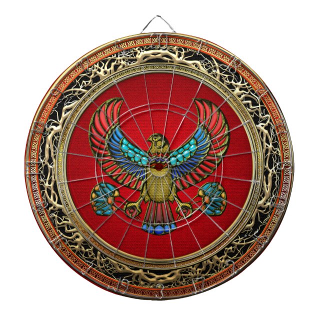 [200] Treasure Trove: Egyptian Falcon Dartboard (Front)