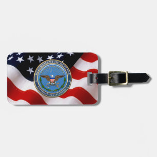 [200] U.S. Department of Defence (DOD) Emblem [3D] Luggage Tag