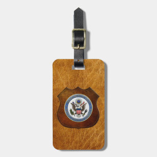 [200] U.S. Department of State (DoS) Emblem [3D] Luggage Tag