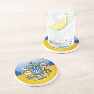 [200] Ukraine: Proposed Greater Coat of Arms Coaster