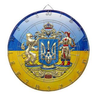 [200] Ukraine: Proposed Greater Coat of Arms Dartboard