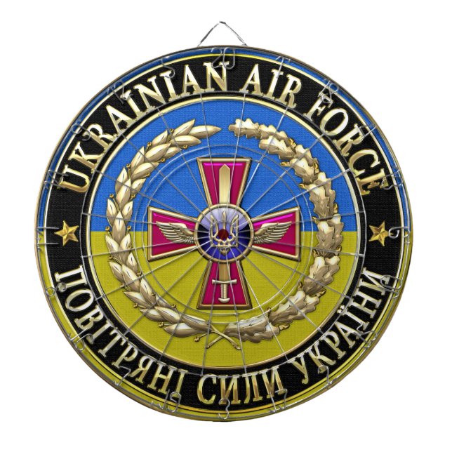 [200] Ukrainian Air Force [Special Edition] Dartboard (Front)