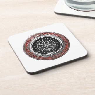 [200] Vegvisir - Viking Silver Magic Runic Compass Coaster