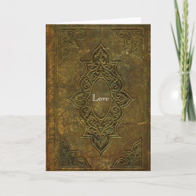 200 Year Old Book of Love Greeting Card (Front)
