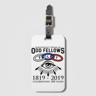 200th Anniversary IOOF Luggage Tag