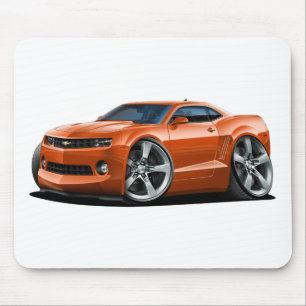 2010-12 Camaro Orange Car Mouse Pad