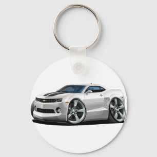 2010-12 Camaro White-Black Car Keychain