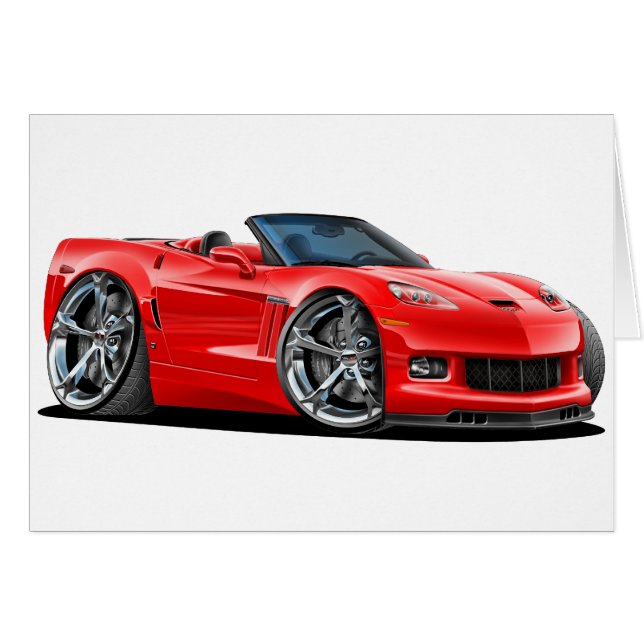 2010-12 Corvette Red Convertible (Front Horizontal)