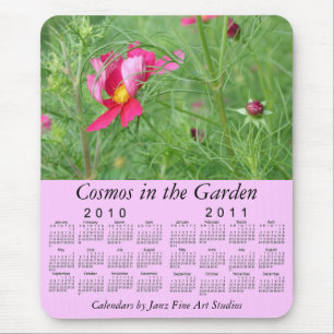 2010-2011 Floral Calendar Mouse Pad