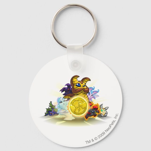 2010 Altador Cup Yooyu Group Keychain (Front)